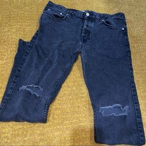 Topman Stretch Skinny 36x32 Mens Jeans